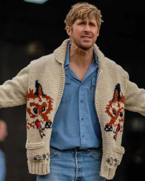 Wolf Cardigan Ryan Gosling Jacket