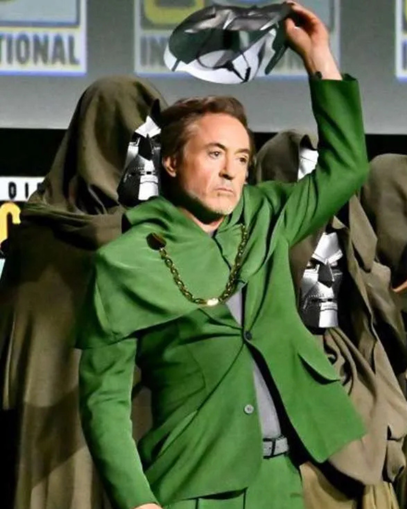 Doctor Doom inspired green outfit