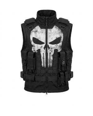 Punisher Frank Castle The Punisher One Last Kill Cosplay Skull Vest