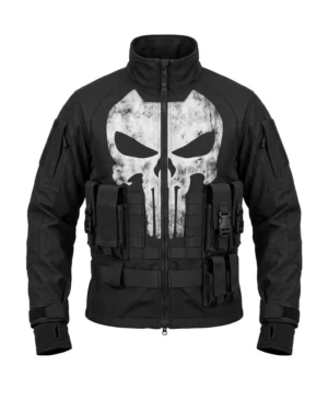 Punisher Frank Castle The Punisher One Last Kill Cosplay Skull Jacket