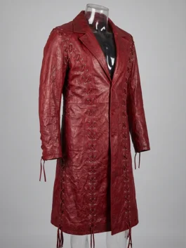 FIFA World Cup 2026: Fher Olvera Music Concert Red Leather Coat