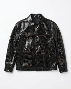 FIFA World Cup 2026: Burna Boy Concert Crocodile Pattern Jacket