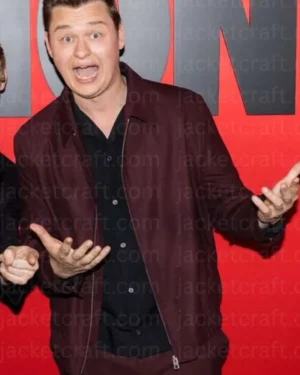 Obsession Michael Johnston Maroon Jacket
