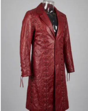FIFA World Cup 2026: Fher Olvera Music Concert Red Leather Coat