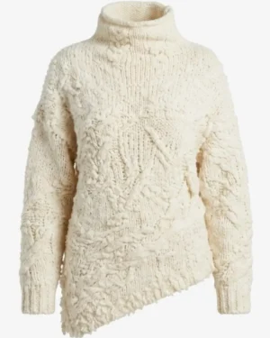 Voicemails Of Isabelle Movie Broadcast Zoey Deutch Wool Blend Sweater