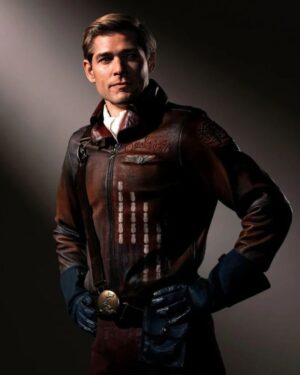 The Boys: Vought Rising Bombsight ((Mason Dye) Leather Jacket