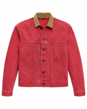 Ghost Rider 2026 : Ryan Gosling CinemaCon Panel Washed Red Denim Jacket