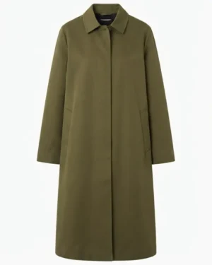 SlowHorses S06 2026: Ruth Bradley Cotton-Blend Long Coat