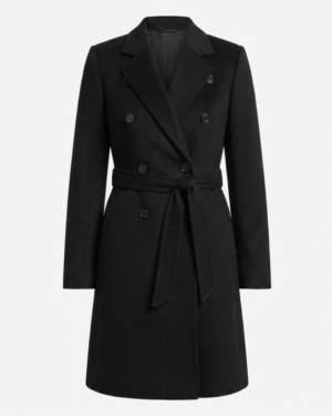SlowHorses S06 2026: Kristian Scott Thomas Black Wool Coat