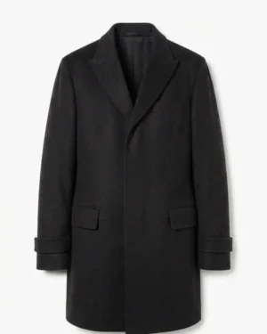SlowHorses S06 2026: Johann Schmidt Black Wool Long Coat