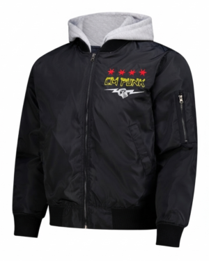 CM Punk 2026: WWE Outfit Black Polyester Hoodie Jacket