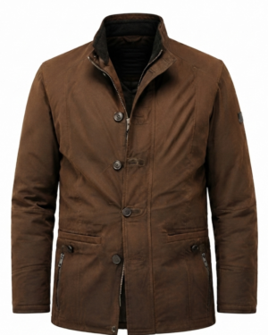 MobLand S02 2026 : Pierce Brosnan Brown Cotton Coat