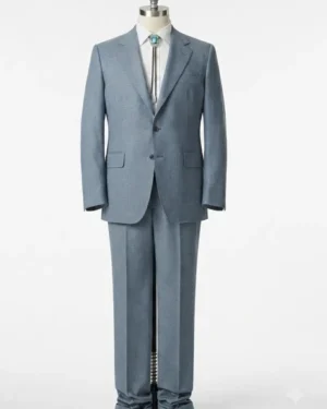 Digger 2026: Tom Cruise (Digger Rockwell) Sky Blue Cotton Suit