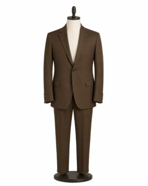 Digger 2026 : Riz Ahmed (Ganesh) Dark Brown Cotton Suit
