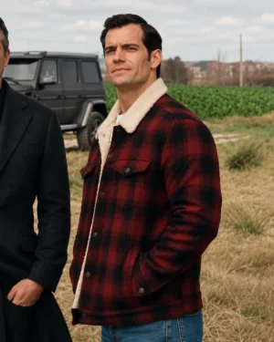 Justice League Clark Kent Red Plaid Jacket