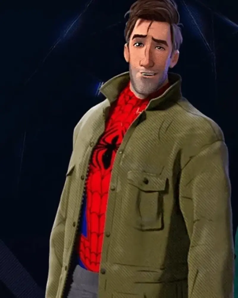 Spider Man Green Coat