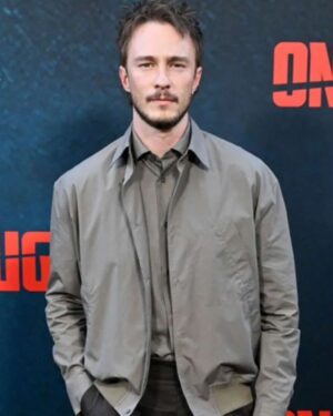 Drew Starkey Onslaught 2026 Movie Event Grey Cotton Jacket