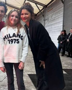 MJ Spider-Man Brand New Day Zendaya Black Coat