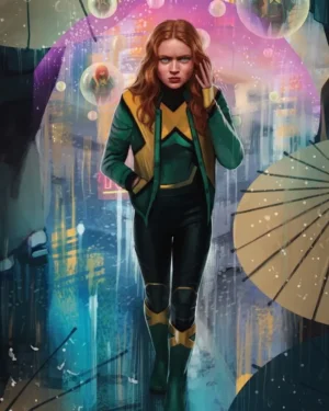 X-Men Reboot 2028: Jean Grey (Sadi Sink) Marvel Mutant Inspired Costume