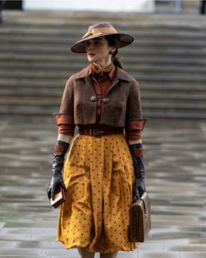 The Mummy 4 2027: Rachel Weisz (Evelyn Carnahan) Wool Blend Cropped Jacket