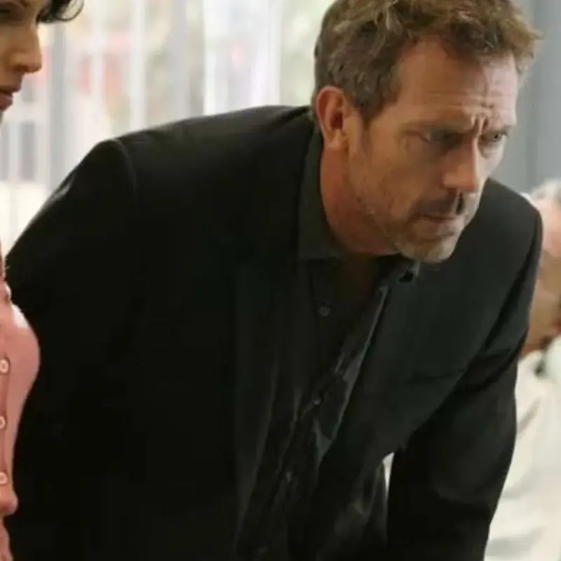 The Wanted Man Hugh Laurie Black Blazer