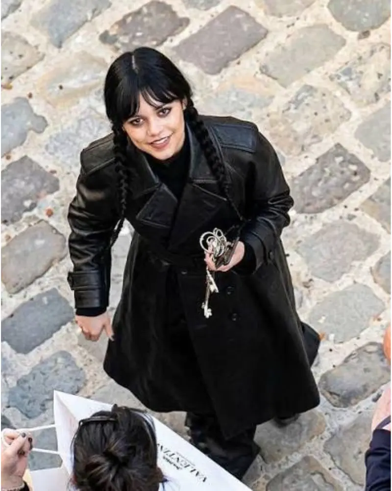 Black Long Leather Coat