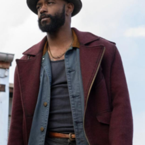 Play Dirty Burgundy Long Coat
